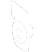 246353000064 - Rear Axle: Holder for Mercedes-Benz Image