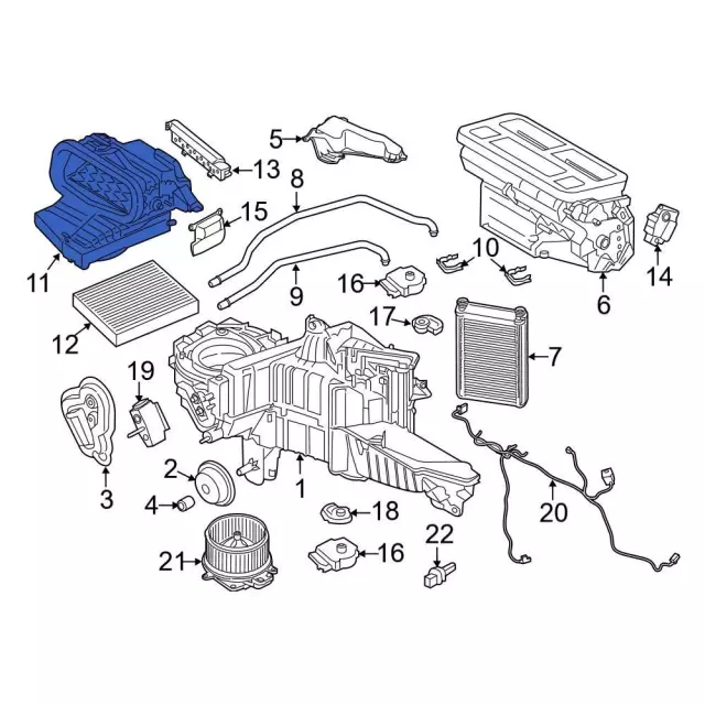 Duct Air Vent - Ford (GL3Z-18471-B)