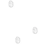 2425010080 - : Elastomeric Molded Seal for Mercedes-Benz Image