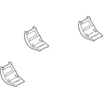 HC3Z16A506AB - Body: Bracket for Ford: F-250 Super Duty, F-350 Super Duty, F-450 Super Duty Image