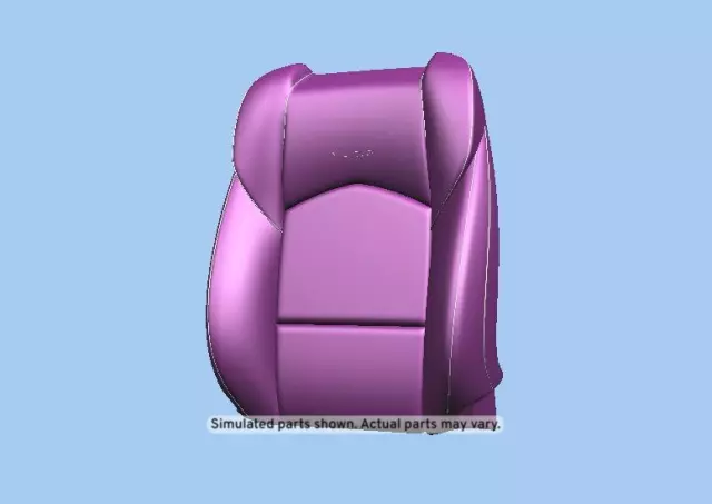 23372900 - : Jet Black Driver Seat Back Cover for GM Image