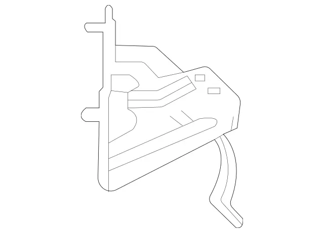 1675011101 - Radiator: Holder for Mercedes-Benz: GLE350, GLE450, GLE450e, GLE53 AMG, GLS450 Image image