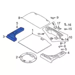LJ6Z78310B16B - Body: Insulator for Ford: Escape Image