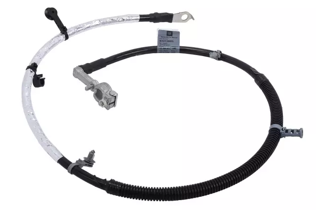 84313695 - : Part# 84313695 Auxiliary Battery Negative Cable for Chevrolet: Silverado 2500 HD, Silverado 3500 HD | GMC: Sierra 2500 HD, Sierra 3500 HD Image