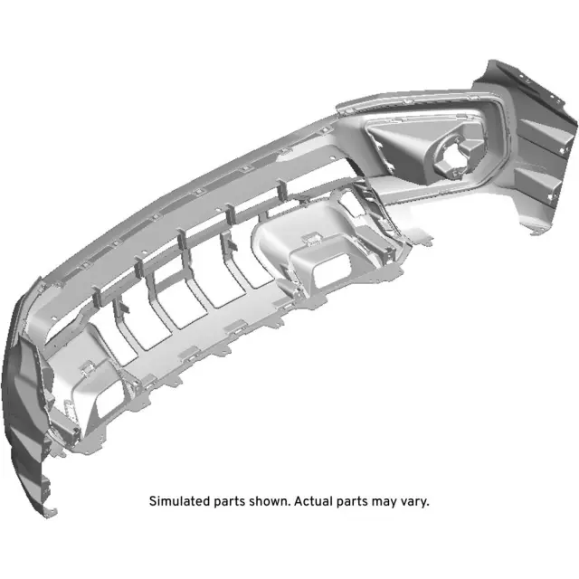 84992259 - : Part# 84992259 Black Front Bumper Lower Fascia for Chevrolet: Colorado Image