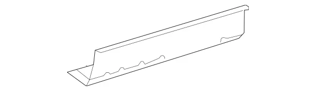 2056108501 - Substructure: Closing Panel for Mercedes-Benz: C350e, C400, C450 AMG, C63 AMG, E400, E450, E53 AMG Image image