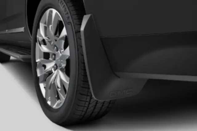 86517286 - Exterior: Rear Splash Guards - Black With Gmc Logo for GMC: Yukon, Yukon XL Image