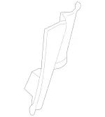 23069029258M68 - Body: Lower Quarter Trim for Mercedes-Benz Image