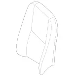 91469889J86 - Body: Seat Back Cover for Mercedes-Benz Image