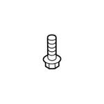 W719753S451 - Steering: Lower Column Cover Screw for Ford: Bronco, Bronco Sport, Escape, Explorer, F-250 Super Duty, F-350 Super Duty, F-450 Super Duty, Maverick, Mustang, Mustang Mach-E, Police Interceptor Utility, Ranger | Lincoln: Aviator, Corsair Image