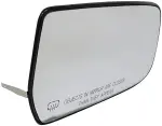 55040 - Body: Passenger Heated Door Mirror Glass for Dorman Image