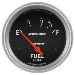 3515 - : GAUGE, FUEL LEVEL, 2 5/8", 73OE TO 10OF, ELEC, SPORT-COMP for AutoMeter Image