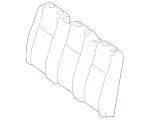 44795039019D88 - : Seat Back Cover for Mercedes-Benz Image