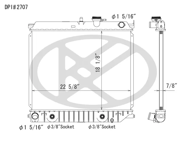 A2707 - : Koyorad Radiator for Koyo Image