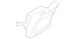 21168004507F72 - Body: Rear Cover for Mercedes-Benz Image