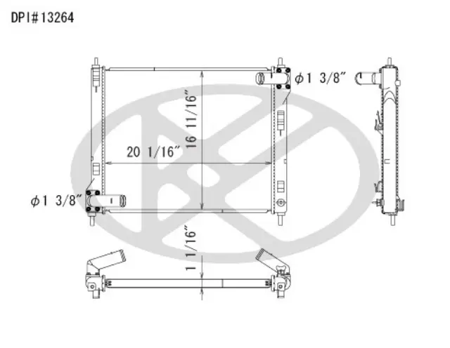 A13264 - Cooling Systems: Koyorad Radiator for Koyo Image