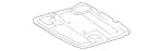 16393013357E33 - Body: Under Cover for Mercedes-Benz Image