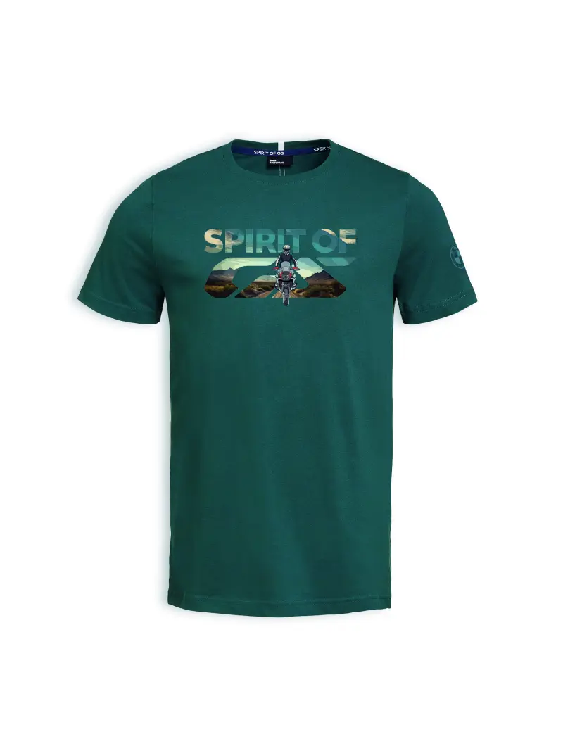 MENSTSHIRTSPIRITOFGSGREEN2025 - : Mens Spirit of GS T-Shirt - Green for BMW-Motorrad Image