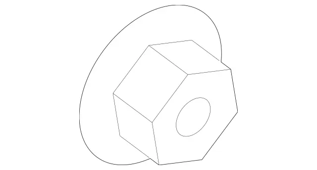 9908415 - Front Doors: Nut-and-Washer Assembly for Mercedes-Benz: 180A, 180b, 220a, A220, A35 AMG, CLA250, CLA35 AMG, CLA45 AMG, CLA45 AMG S, CLE300, CLE450, CLE53 AMG, EQB 250+, EQB 300, EQB 350, EQE 350, EQE 350 SUV, EQE 350+, EQE 350+ SUV, EQE 500, EQE 500 SUV, EQE AMG, EQE AMG SUV, EQS 450, EQS 450 SUV, EQS 450+, EQS 450+ SUV, EQS 580, EQS 580 SUV, EQS AMG, GLA250, GLA35 AMG, GLA45 AMG, GLB250, GLB35 AMG, GLE350, GLE450, GLE450e, GLE53 AMG, GLE580, GLE63 AMG S, GLS450, GLS580, GLS63 AMG, Maybach EQS 680 SUV, Maybach GLS600 Image image