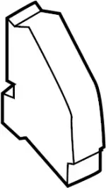 638A35DA0A - Body: Drip Channel Insulator for Infiniti Image