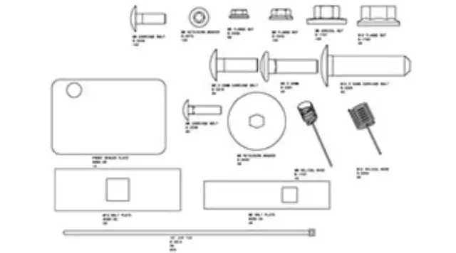 PT73848120AA - : Running Board Hardware Kit for Toyota: Highlander Image