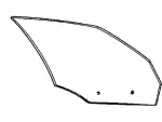 F6DZ5425713A - Body: Door Glass for FORD Image