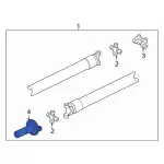 GC2Z4841A - Universals &amp; Rear Axle: Slip Yoke for Ford: E-350 Super Duty, E-450 Super Duty Image