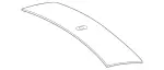 2227800122 - Sliding Roof: Cap, Sliding-Tilting Roof for Mercedes-Benz Image