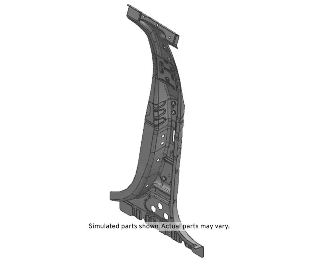 95202812 - Body: Passenger Side Center Pillar Outer Panel Reinforcement for Buick: Encore | Chevrolet: Trax Image