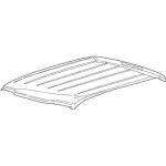 HC3Z2650202B - Body: Roof Panel for Ford Image