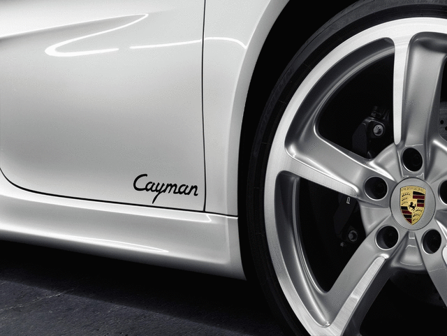 98104480070041 - Exterior: Model Designation On Doors - Black for Porsche: Boxster, Cayman Image