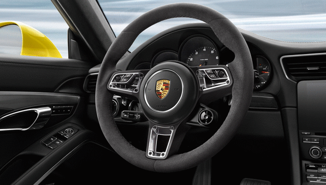 99104440020 - : Gt Sports Steering Wheel In Alcantara for Porsche: 718 Boxster, 718 Cayman, 911 Image