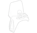 1662412034 - Engine Suspension: Screening Plate for Mercedes-Benz Image