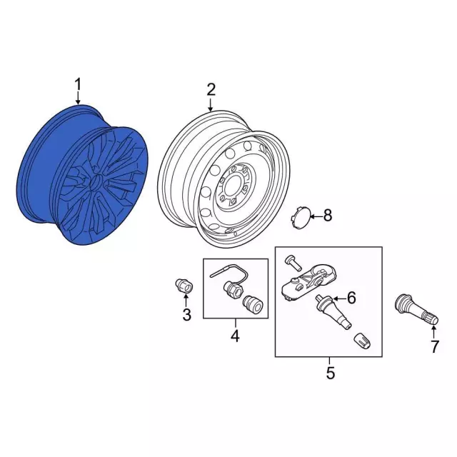 ML3Z1007MA - : Wheel Assembly for Ford: F-150 Image