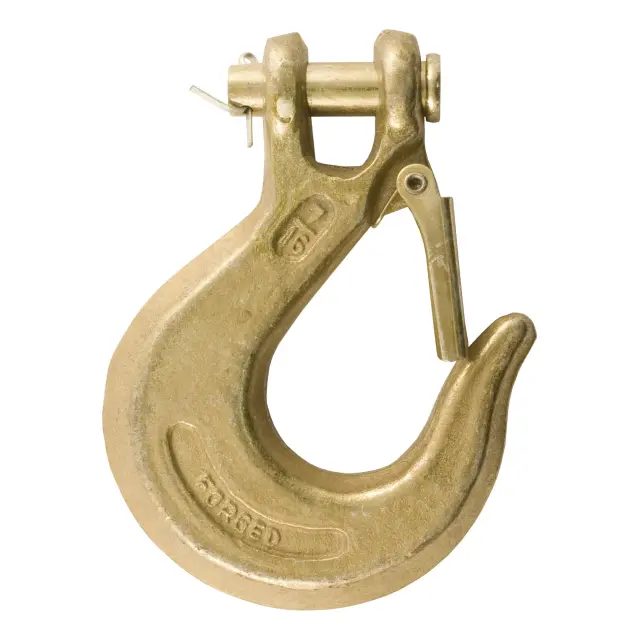 81970 - : 7/16" Safety Latch Clevis Hook (40,000 lbs, 17/32" Pin) for CURT Image
