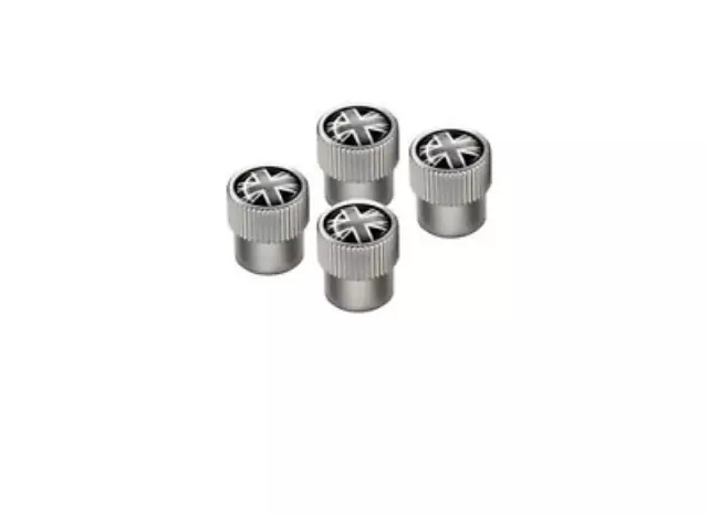 Styled Valve Caps - Black Jack - Jaguar (C2D60780)
