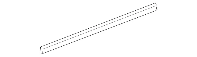 1647250965 - Front Doors: Sealing Rail for Mercedes-Benz: GL320, GL550, ML320, ML350, ML450, ML500, ML550, ML63 AMG Image image