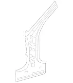 2036302610 - Body: Body A-Pillar Reinforcement for Mercedes-Benz Image