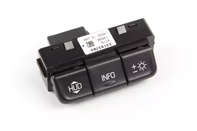 Black Head-Up Display Switch - GM (23193705)