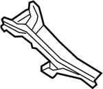 668621PN0A - Body: Cowl Grille for Infiniti Image