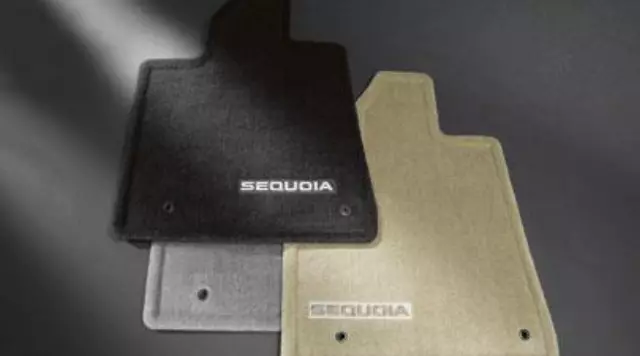 PT9260C10801 - Interior: 2008-2011 Toyota Sequoia - Sequoia Floor Mat 3rd Row 8 Passenger Brown for Toyota: Sequoia Image