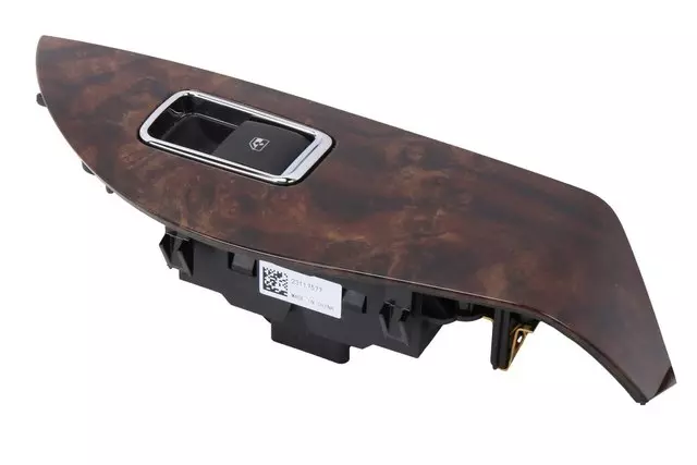 Deep Caramel Burl Rear Passenger Side Door Switch Bezel - GM (23117577)