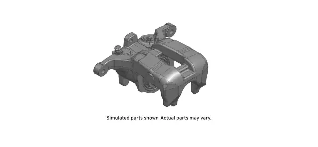 13537061 - : Rear Driver Side Disc Brake Caliper without Brake Pads and Bracket for Cadillac: Escalade, Escalade ESV, LYRIQ | Chevrolet: Blazer EV, BrightDrop 400, BrightDrop 600, Suburban, Tahoe | GMC: Yukon, Yukon XL Image