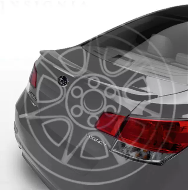 E721SAJ000L8 - : TRUNK LIP SPOILER - CARBIDE GREY METALLIC 2010-2014 LEGACY for Subaru Image
