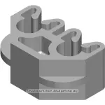 11547570 - : Rear Brake Front Pipe Clip for GM Image