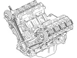 8C3Z6006AARM - : Remanufactured Service Engine Assembly for Ford Image