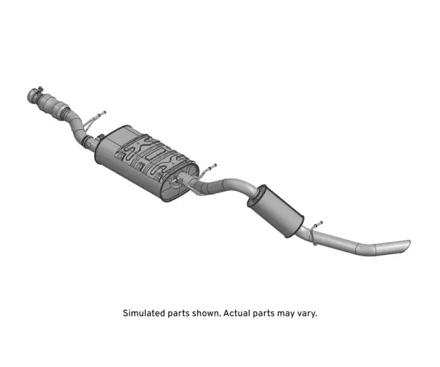 85052296 - Exhaust: Muffler &amp; Pipe for GM Image