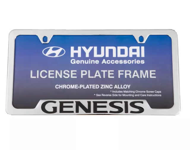40251923 - Exterior: License Plate Frame - Black Powder Coating for Hyundai Image