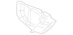 2185280408 - : Air Duct for Mercedes-Benz Image