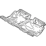 FR3Z6363160C - Body: Cushion Frame for Ford: Mustang Image